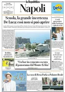la Repubblica Napoli - 28 Agosto 2020