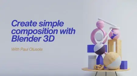 3D composition art with Blender 3D