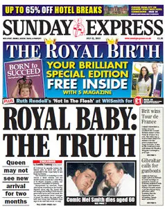 Daily Express - Sunday Express Edition, July 21 - 2013