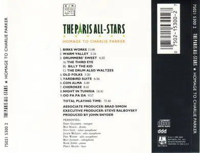 The Paris All-Stars - Homage to Charlie Parker (1989) {A&M Records 7502153002 rel 1990}