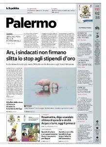 la Repubblica Palermo - 8 Febbraio 2018