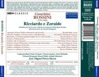 José Miguel Pérez-Sierra, Camerata Bach Choir, Virtuosi Brunensis - Gioachino Rossini: Ricciardo e Zoraide (2018)