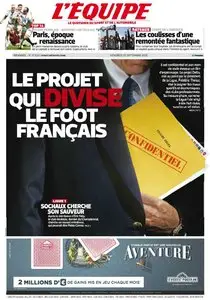 L'Equipe du Vendredi 27 Septembre 2013