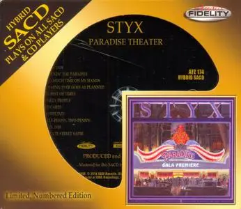 Styx - Paradise Theatre (1980) [Audio Fidelity, AFZ 174] Repost