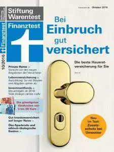 Finanztest - Oktober 2016
