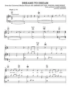 Dreams To Dream (Finale Version) - Linda Ronstadt, Roy Orbison (Piano-Vocal-Guitar)