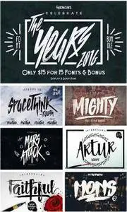 CreativeMarket - The Years 2016 - Font Bundle