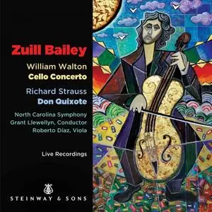 Zuill Bailey, North Carolina Symphony Orchestra - Walton: Cello Concerto - Strauss: Don Quixote, Op. 35, TrV 184 (2020)
