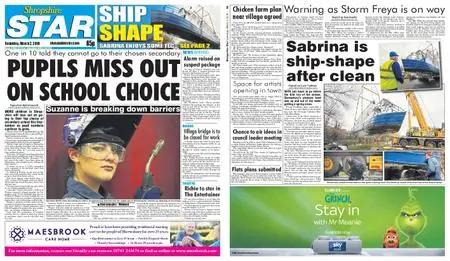 Shropshire Star Shrewsbury Edition – March 02, 2019