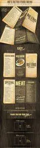 GR - 80s Retro Trifold Menu US Letter and A4 20901169