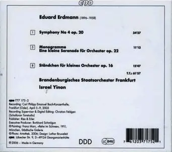 Eduard Erdmann - Symphony No. 4, Standchen, Monogramme