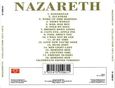Nazareth - Collection (1971-1973) [lossless]