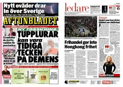 Aftonbladet – 14 augusti 2019