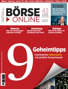 Börse Online Magazin No 43 vom 22. Oktober 2015