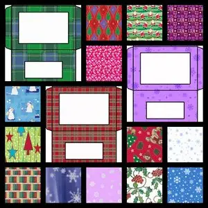 Cardmaking - Christmas Papers, Envelopes and Inserts