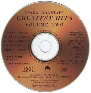  Linda Ronstadt - Greatest Hits Vol. 2 (1980) [1998, DCC  24 KT  Gold Disc,  GZS-1128] Re-uploaded