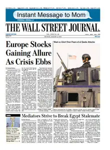 The Wall Street Journal (Europe) August  05 2013