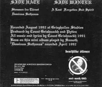 Burzum - Aske (EP) (1993) {Deathlike Silence Productions}