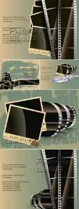 Old Film Backgrounds Vector
