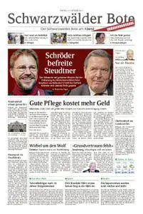 Schwarzwälder Bote Blumberg - 27. Oktober 2017