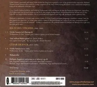 Augustin Dumay, Louis Lortie - Cesar Franck & Richard Strauss: Violin Sonatas (2013)