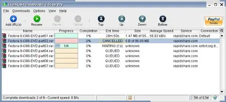Portable FreeRapid Downloader 0.71