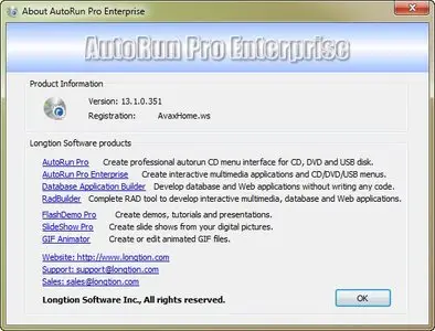 Longtion AutoRun Pro Enterprise 13.1.0.351