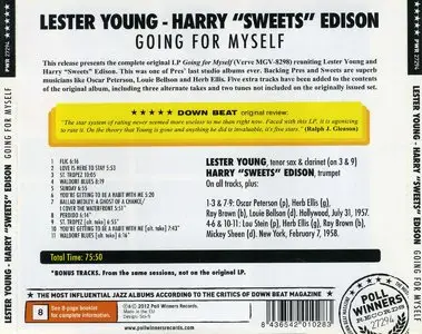 Lester Young & Harry "Sweets" Edison - Going For Myself (1958) {Poll Winners PWR 27294 rel 2012}