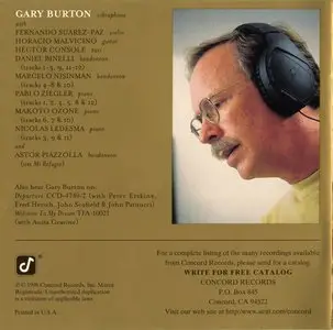 Gary Burton - Astor Piazzolla Reunion: A Tango Excursion (1998) [lossless] {repost}