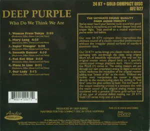 Deep Purple - Who Do We Think We Are! (1973) [Audio Fidelity AFZ 027, 2005]