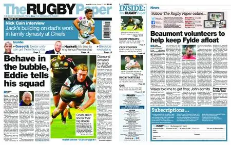 The Rugby Paper – October 11, 2020