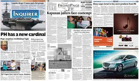 Philippine Daily Inquirer – October 25, 2012