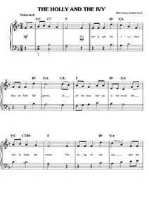 Christmas Sheet Music - The Holly And The Ivy