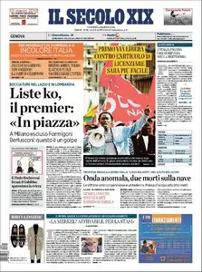 IL SECOLO XIX DEL 04 MARZO 2010