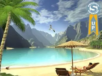 Beach of a Woman 3D Screensaver