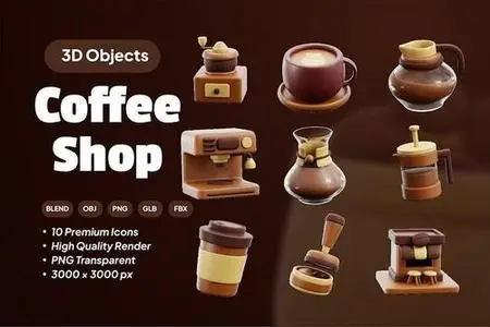 3D Coffe Shop