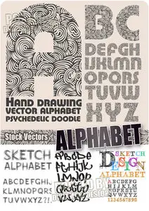 Alphabets - Stock Vectors