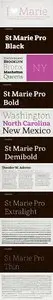 St Marie Font Family