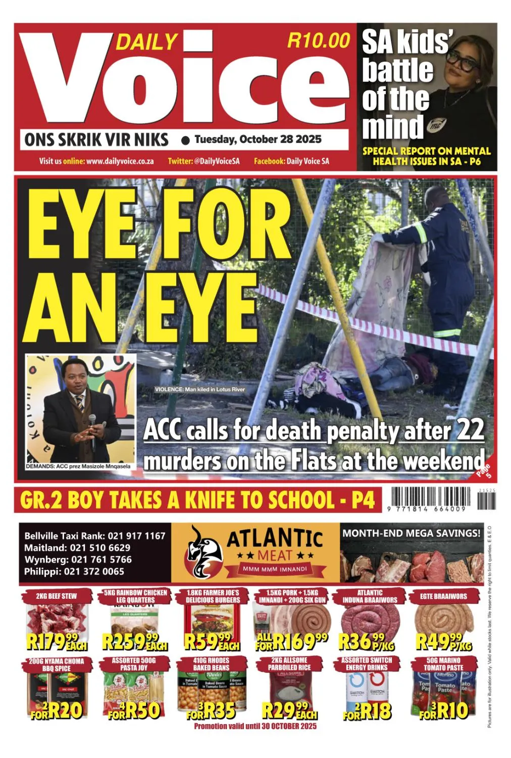 Daily Voice - 28 October 2025