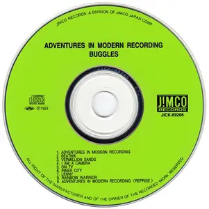 Buggles - Adventures In Modern Recording (1981) Japanese Reissue 1993