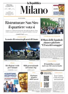 la Repubblica Milano - 23 Giugno 2024