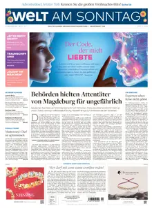 Welt am Sonntag - 22 Dezember 2024