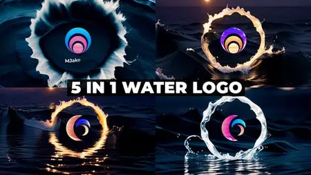 Realistic Water Logo Opener 52479515