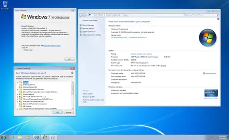 Windows 7 Professional SP1 Multilingual (x64) Preactivated January 2026
