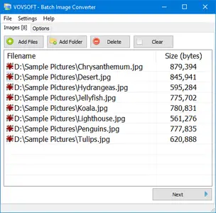 VovSoft Batch Image Converter 2.2