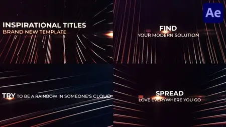 Inspirational Titles for After Effects 52445792