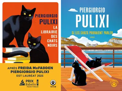 Piergiorgio Pulixi, "La librairie des chats noirs", 2 tomes