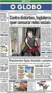 Jornal O Globo - 12 de agosto de 2011