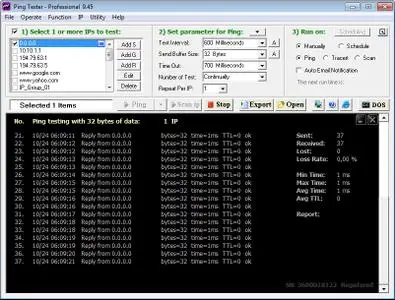 Ping Tester Pro 9.52 DC 28.06.2018