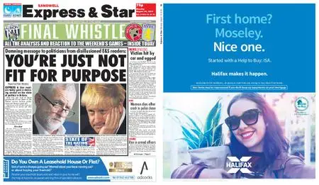 Express and Star Sandwell Edition – August 19, 2019